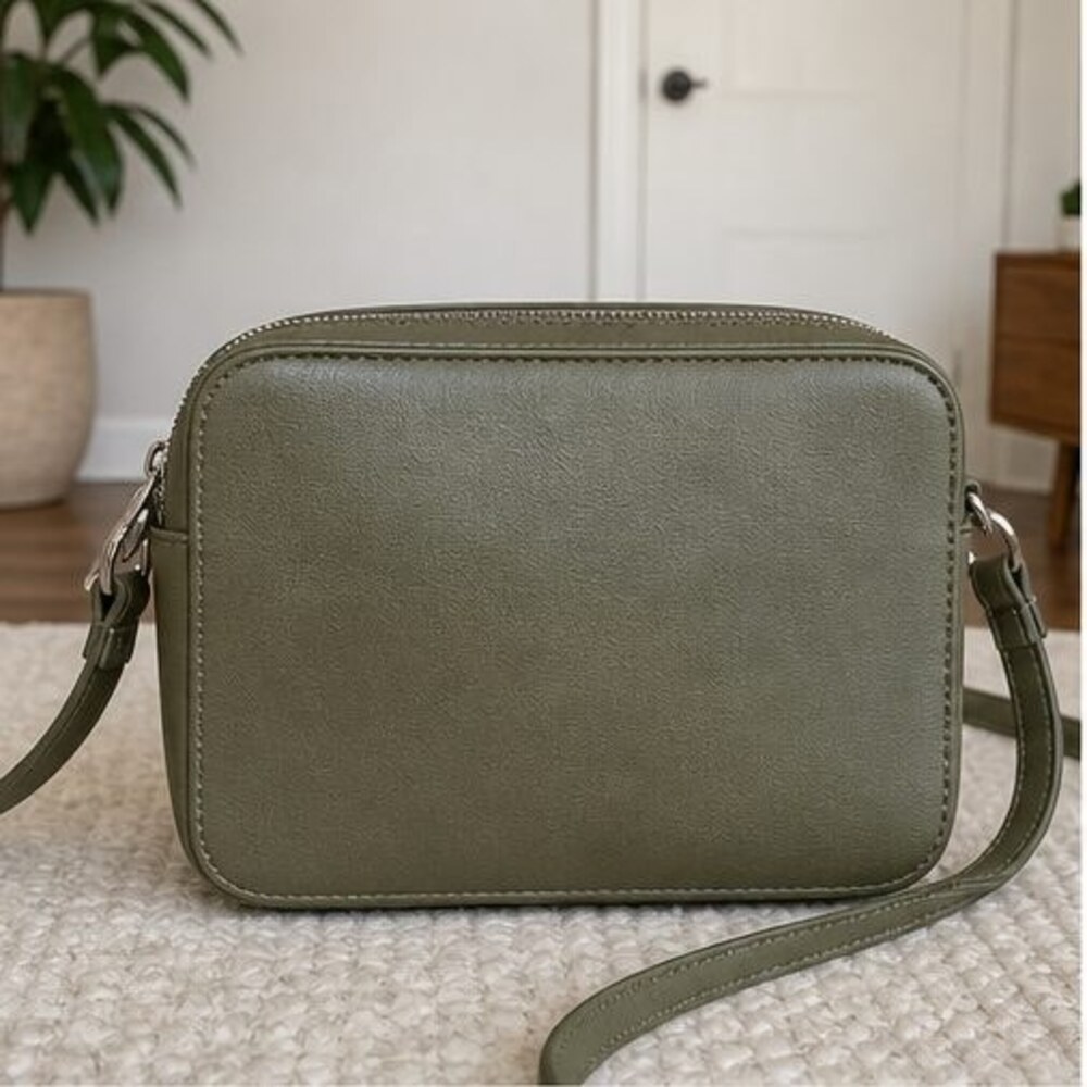 Sage Nylon Crossbody Bag